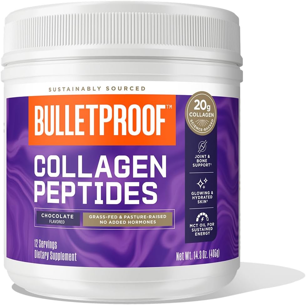 Bulletproof Chocolate Collagen Peptides Powder for Health