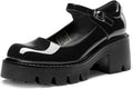 Dream Pairs Mary Janes Platform Chunky Pumps - Y2K Retro Style