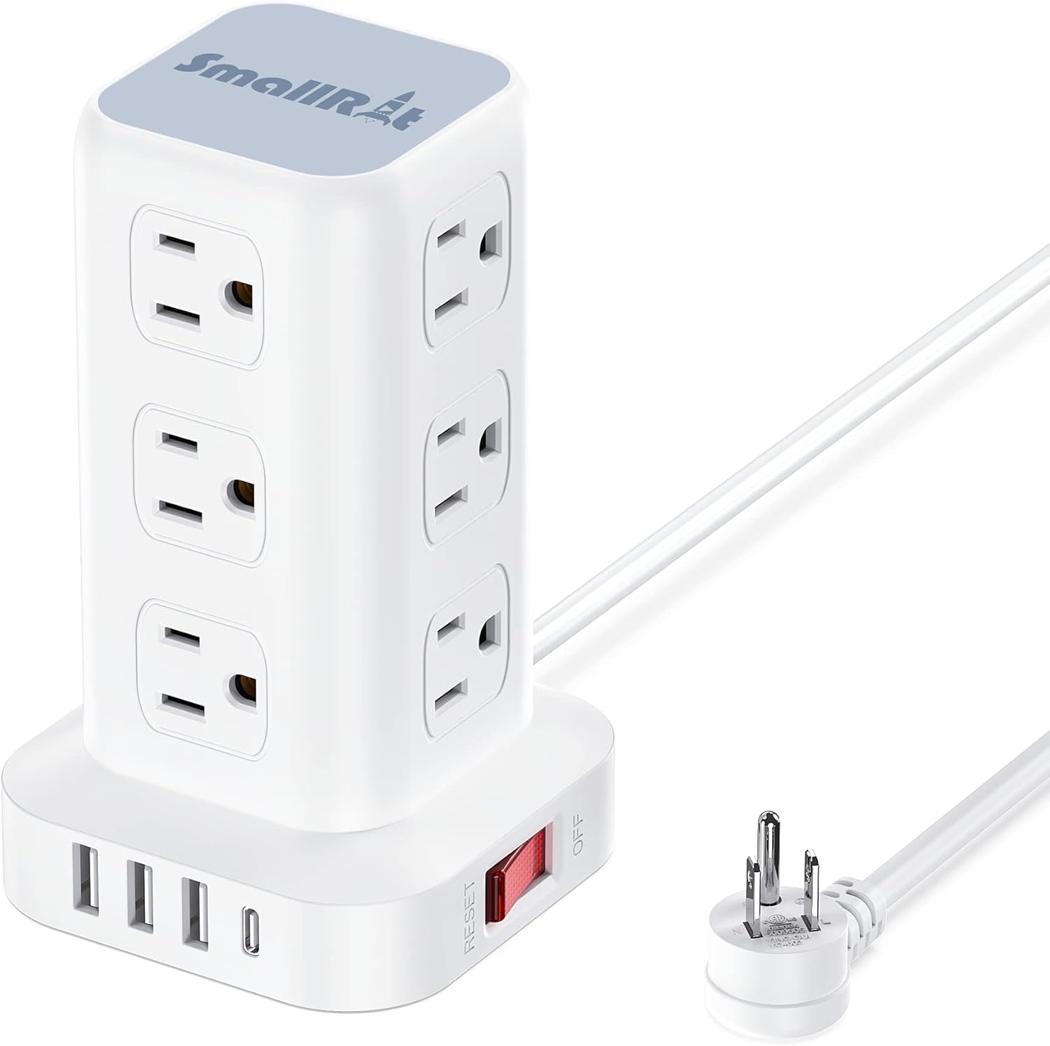 Power Tower Surge Protector with USB Charging - SMALLRT