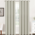 Room Darkening Curtains Pale Oak 52 x 84 in - Thermal Insulated Panels