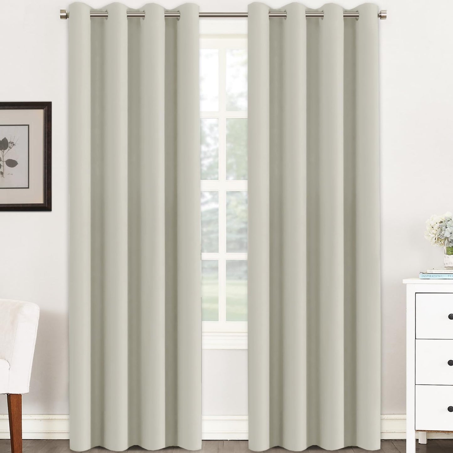 H.VERSAILTEX Room Darkening Curtains - Light Reducing Panels