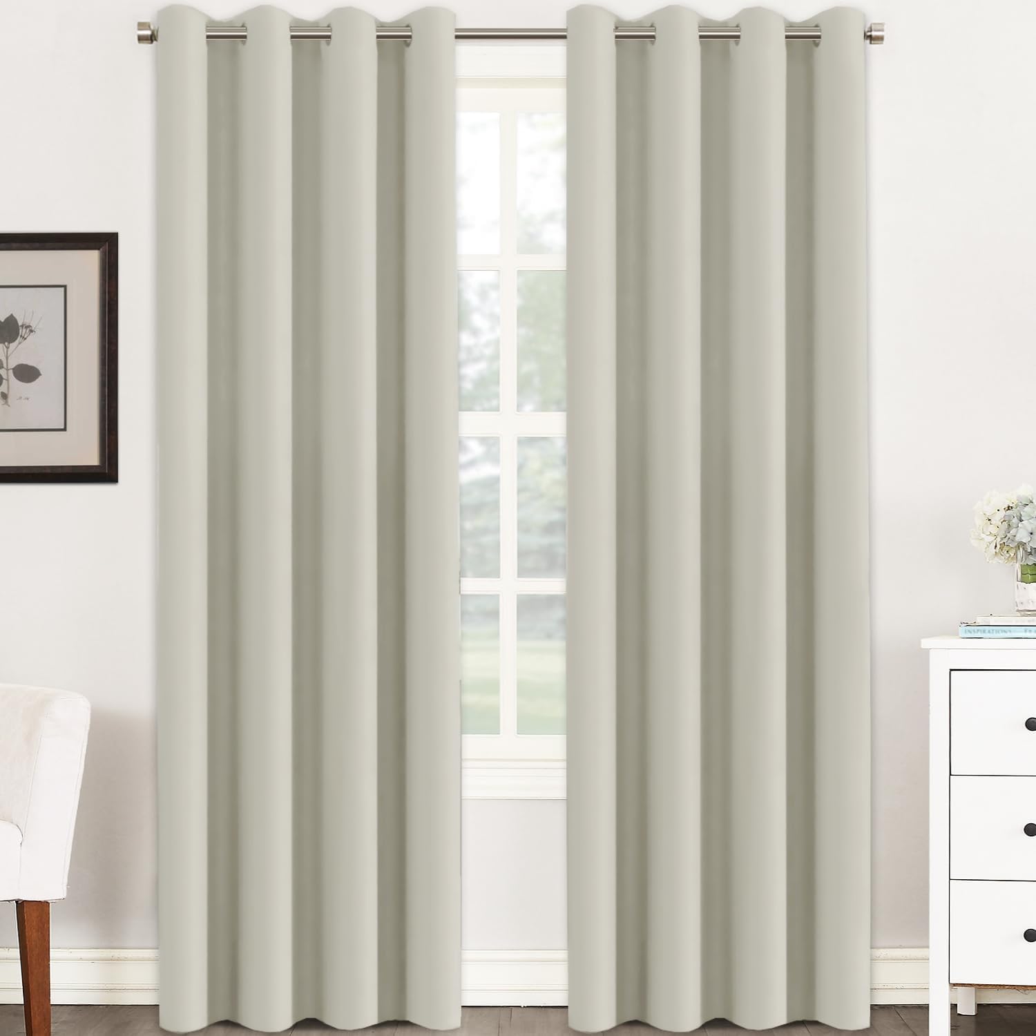 H.VERSAILTEX Room Darkening Curtains - Light Reducing Panels