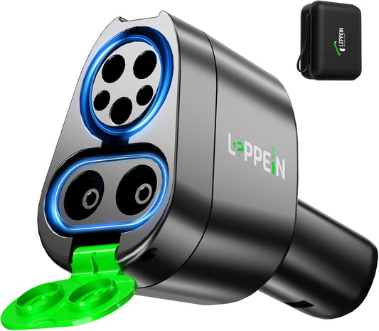 Tesla Fast Charger Adapter by LEPPEIN