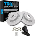 Front Ceramic Brake Pad and G-Coated Vented Rotor Kit for LR3/Range