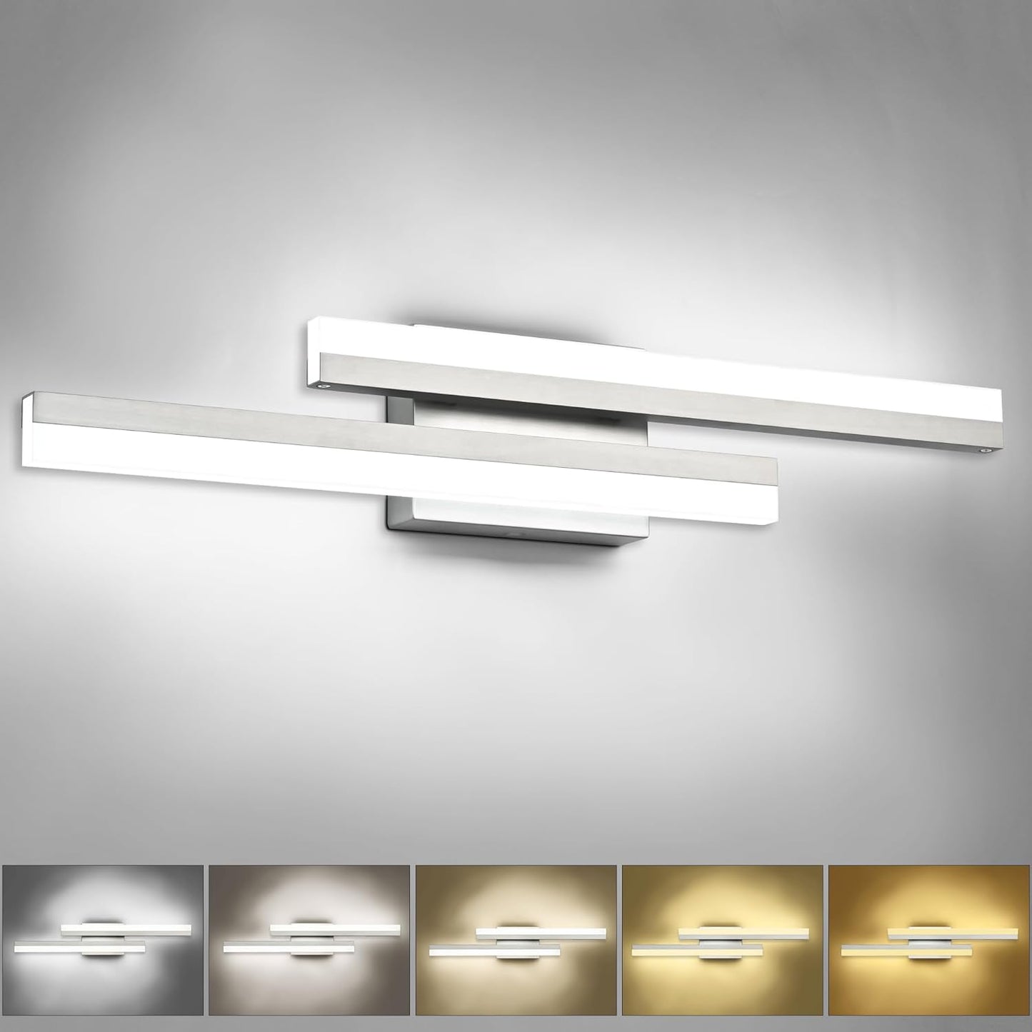 PRESDE 24 Inch LED Vanity Light for Modern Bathroom Lighting