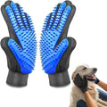 Pet Hair Removal Glove Mittens - Gentle Grooming for Dogs & Cats