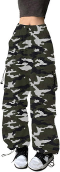 Baggy Cargo Pants Women High Waist Wide Leg - Casual Hiking Fit
