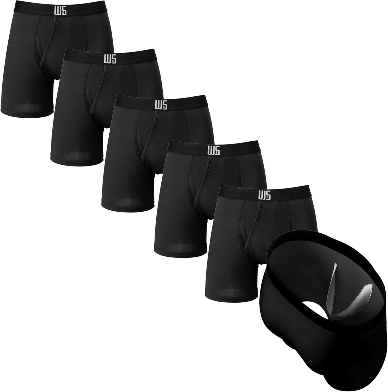Warriors & Scholars Mens Boxer Briefs Pack of 6 for Comfort
