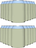 PartyPrints 1000 Pack Camel Blank Can Cooler Sleeves - Thick Insulator