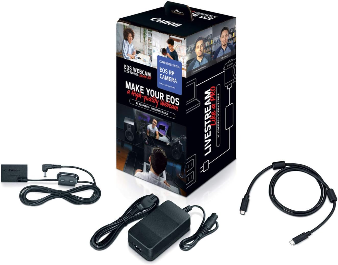 Canon EOS Webcam Accessory Starter Kit for Live Streaming Needs