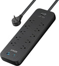 Anker Power Strip Surge Protector 10 Outlets with USB-C - Compact 6ft