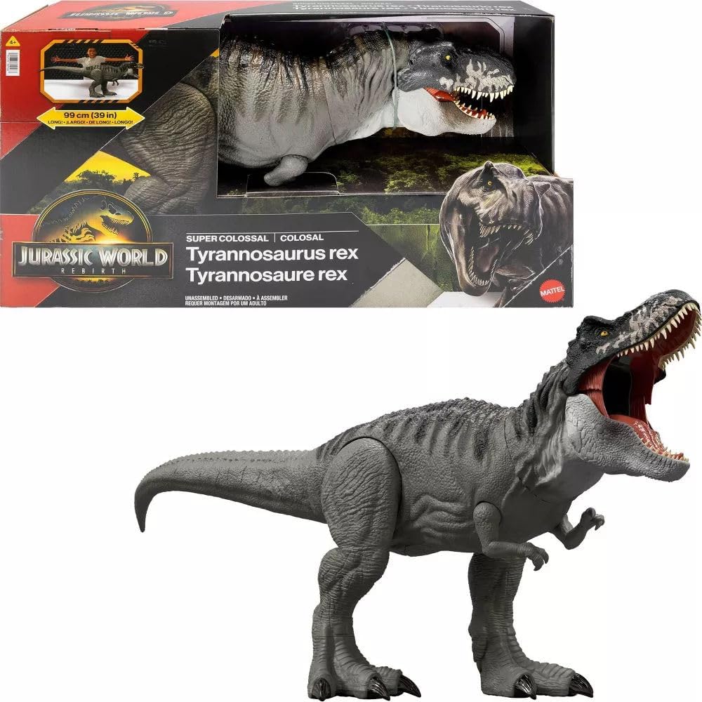 Jurassic World Rebirth Super Colossal T-Rex Action Figure Review
