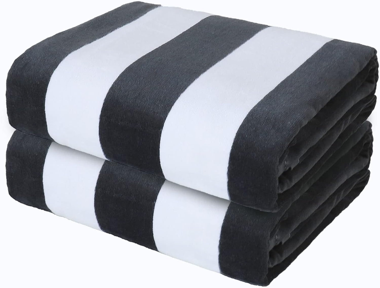 Exclusivo Mezcla Large Cabana Stripe Beach Towels for Comfort