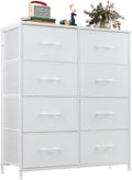 OLIXIS Dresser for Bedroom, 8 Storage Drawers - Tall Fabric Organizer