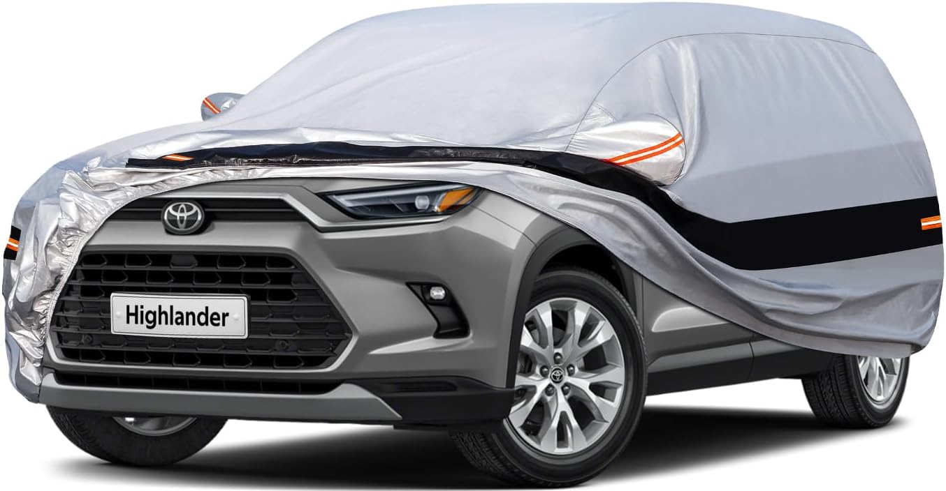 10 Layers Custom Fit SUV Car Cover for Toyota Highlander 2013-2024