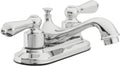 Aqua Vista Bathroom Sink Faucet with Elegant Two Handle Design