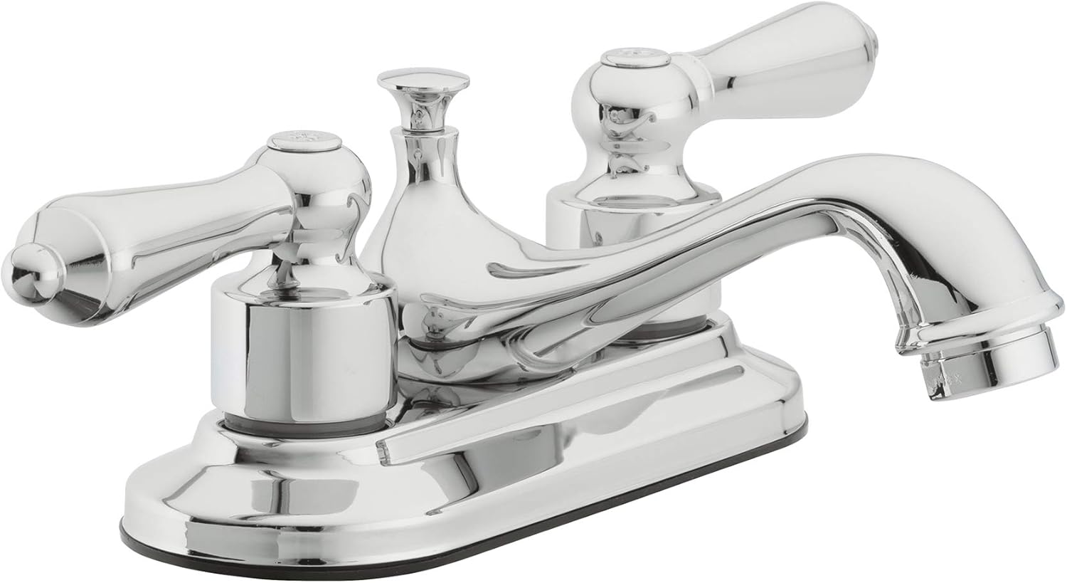 Aqua Vista Bathroom Sink Faucet with Elegant Two Handle Design
