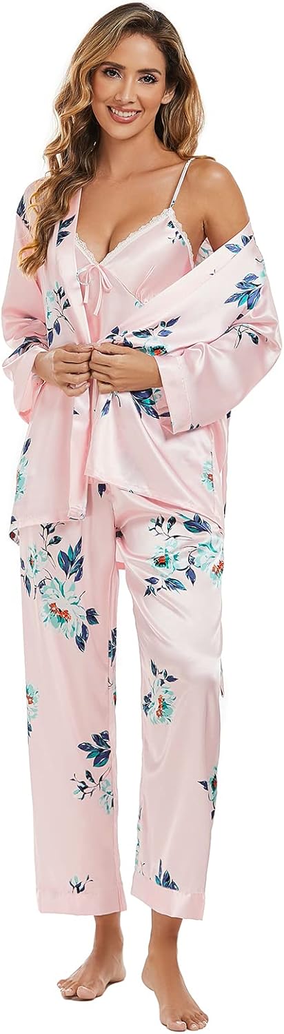 Escalier Women's Silk Satin Pajamas Set for Luxurious Comfort