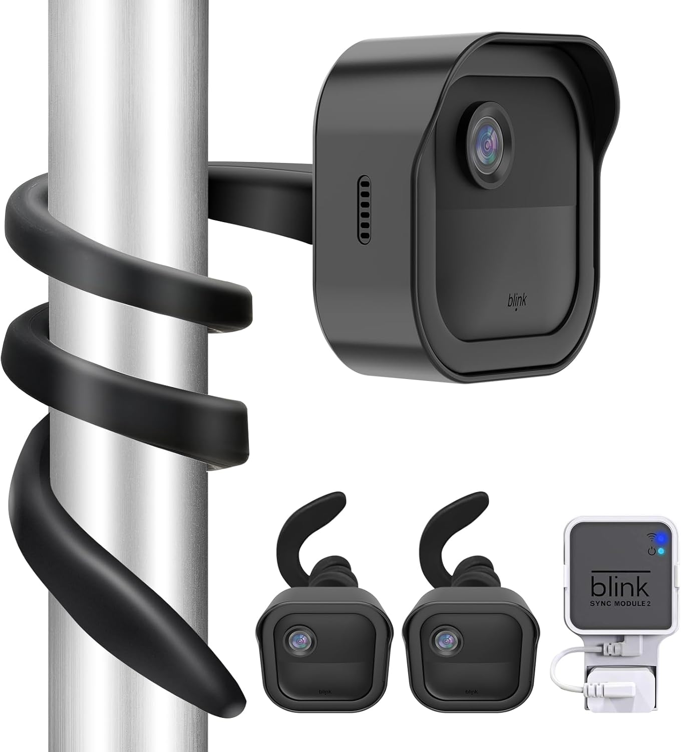 Flexible Twist Mount 2Pack for Blink Outdoor - Weatherproof Housing