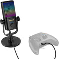 TONOR Gaming Microphone with RGB Lighting and 30H Battery Life