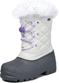 Boys & Girls Snow Boots Insulated Fur Lined Warm Waterproof - Cozy
