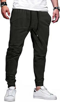 JMIERR Mens Casual Joggers Pants - Comfortable Cotton Cargo Chinos