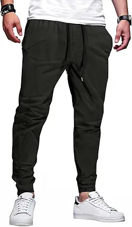 JMIERR Mens Casual Joggers Pants for Hiking and Outdoor Use