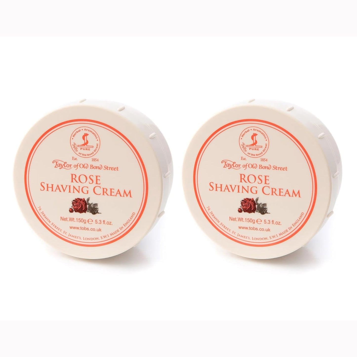 Taylor of Old Bond Street Rose Fragrance Shaving Cream Bowl Set