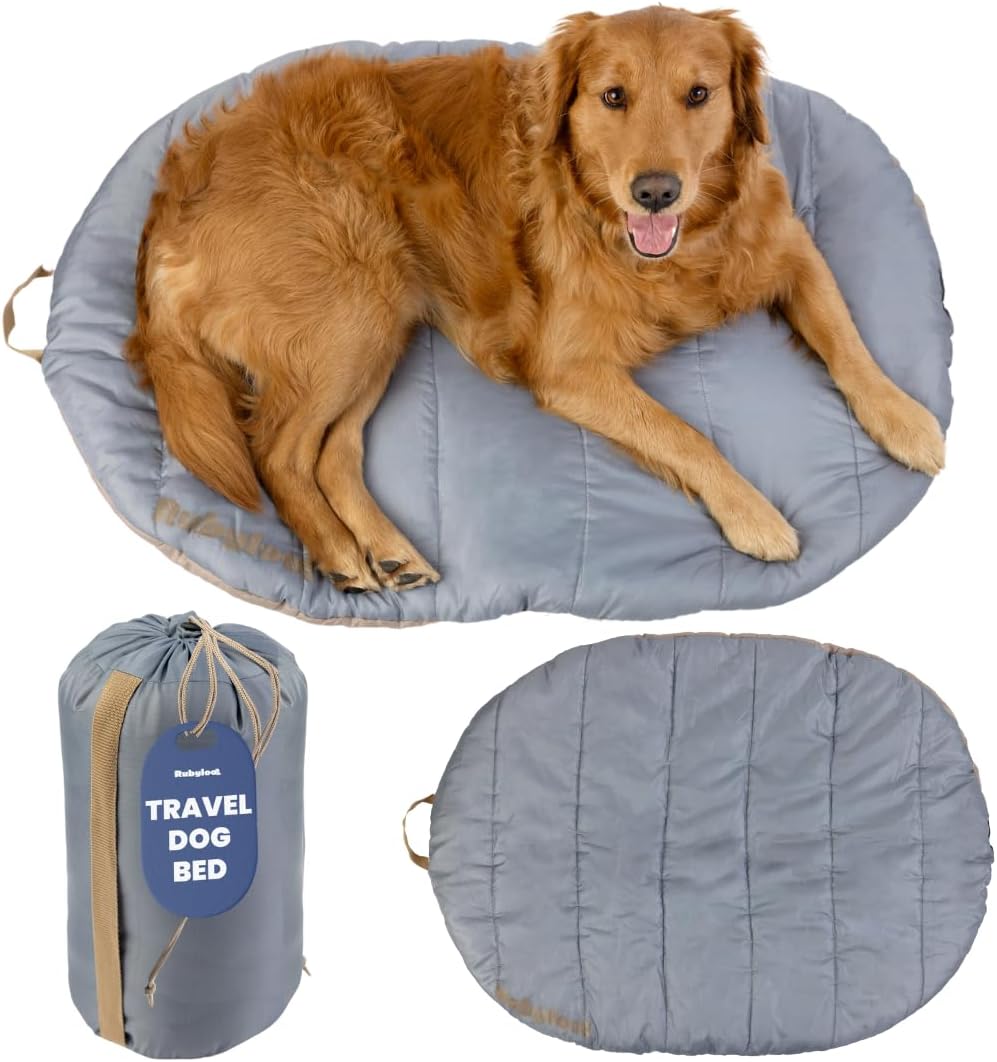 Travel Dog Bed for Camping, Portable & Water Resistant Mat