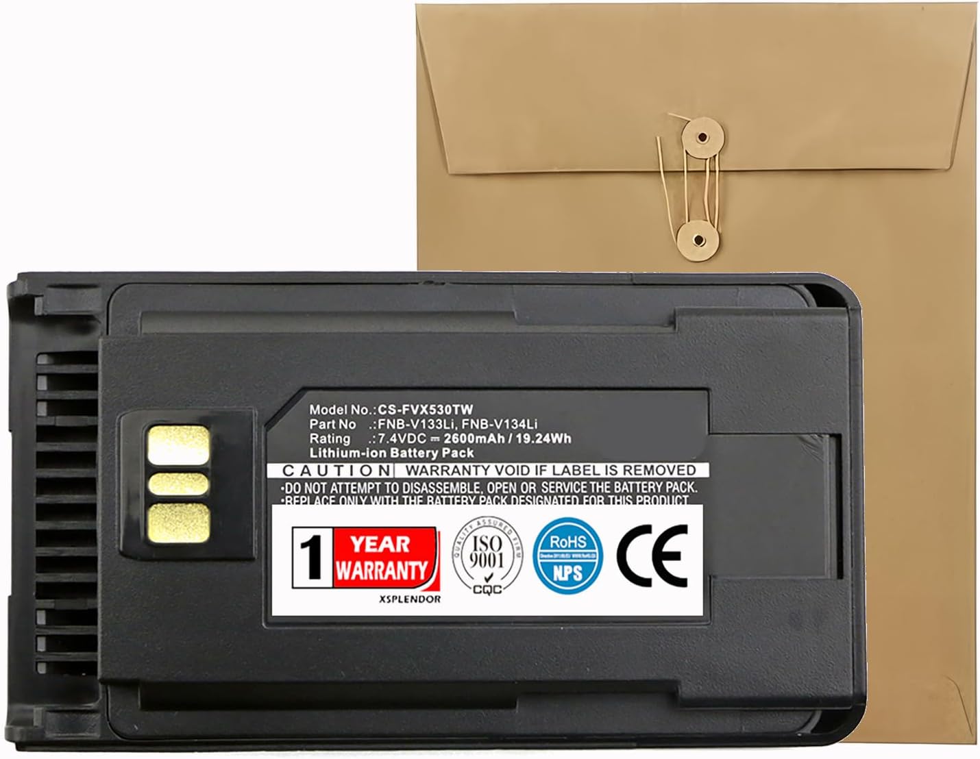 Replacement Battery for Vertex EVX-231 EVX-261 and More