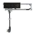 Docking Drawer Blade Black in-Drawer Outlet - Dual GFCI, Safety