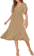 Charming Empire Waist Summer Dress for Women by AUSELILY