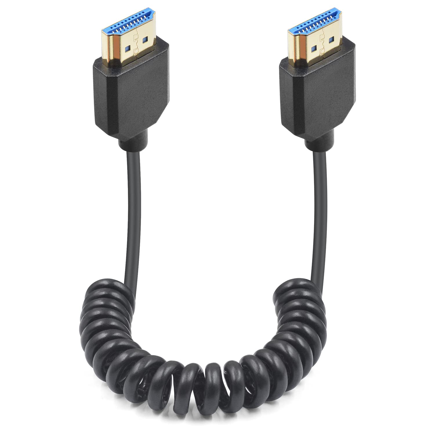Ultra-Fast 8K HDMI Coiled Cable for Superior Visuals