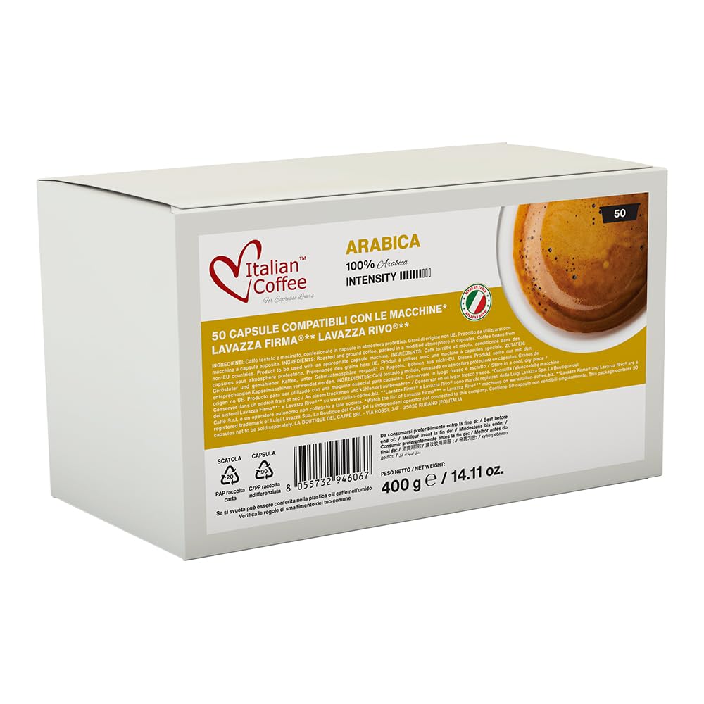 Italian Coffee Capsules for RIVO Machines - Arabica Blend Pods