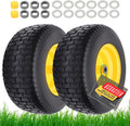 16x6.50-8 Tire and Wheel Flat Free Assemblies (2 Pack) - Turf-Safe