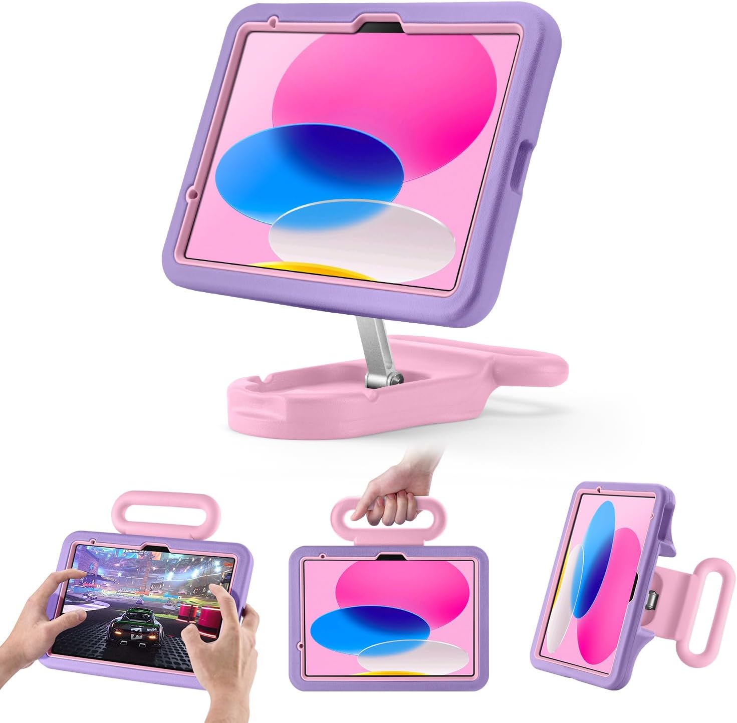 Kids Case for iPad 11th/10th Gen with Adjustable Stand