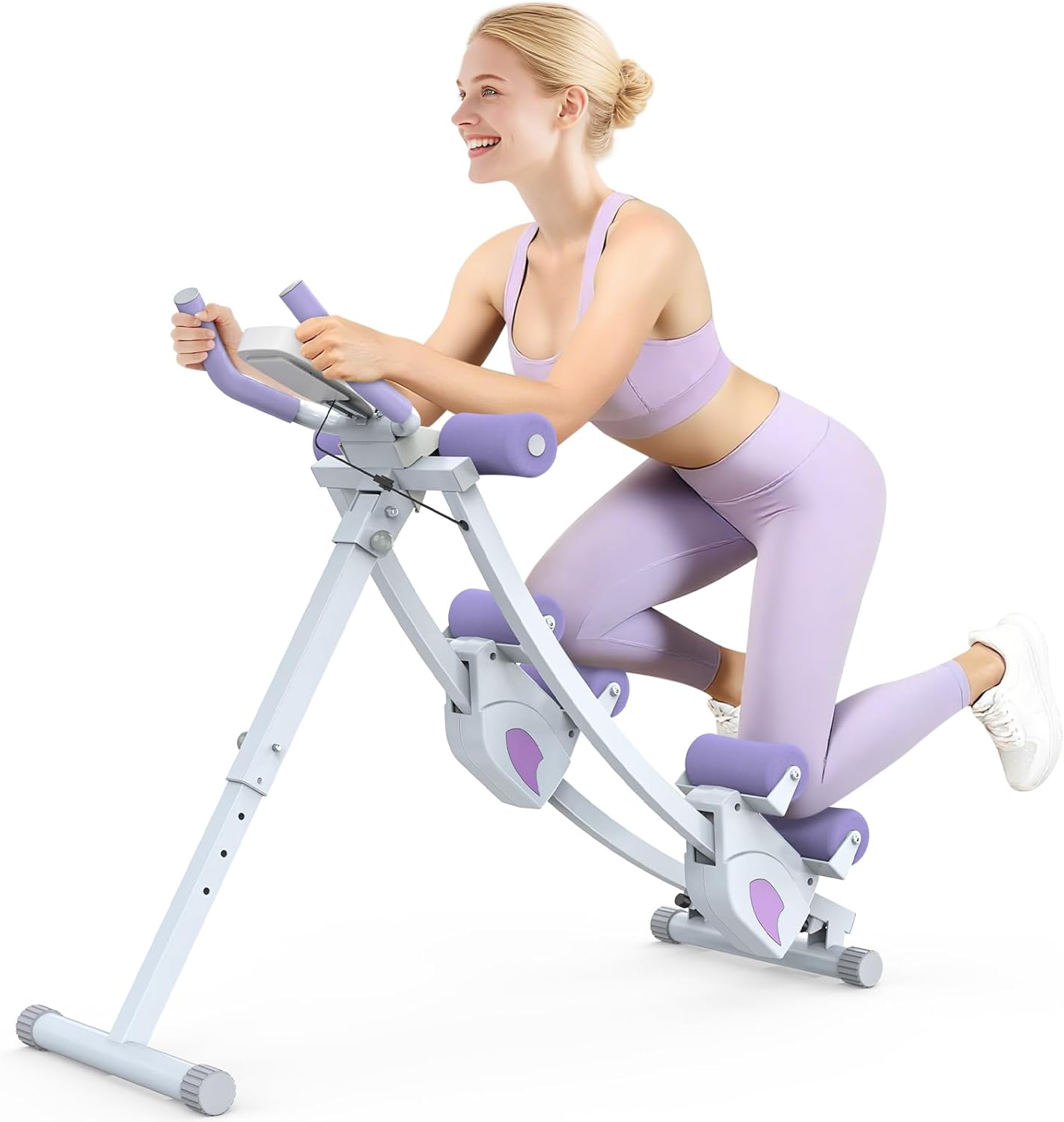 Ab Workout Equipment for Women - Adjustable Core Fitness Machine