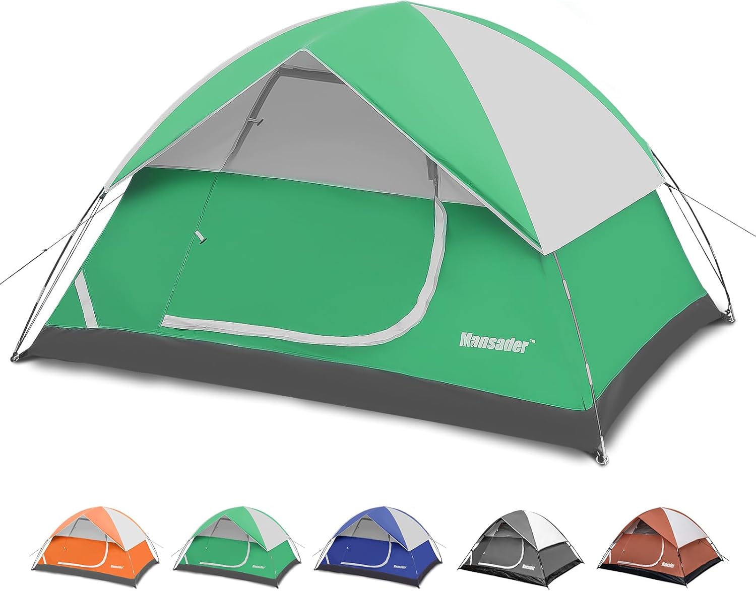 Waterproof Lightweight Backpacking Tent for 2-4 People - Mansader