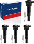 UF651 Ignition Coil with Double Iridium Spark Plug Set of 4 - Direct