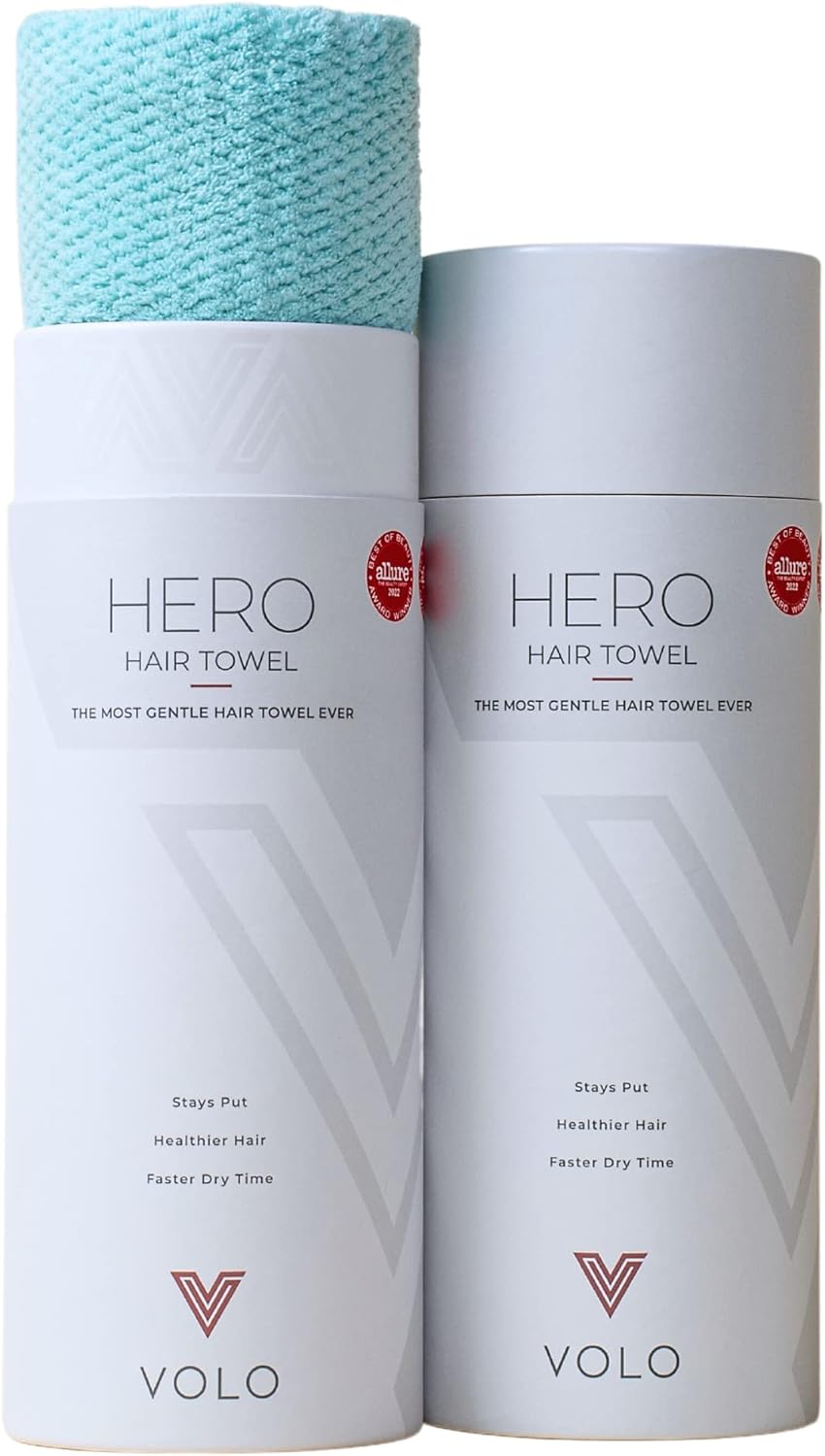 VOLO Hero Hair Towel - Super Absorbent Quick Dry Nanoweave