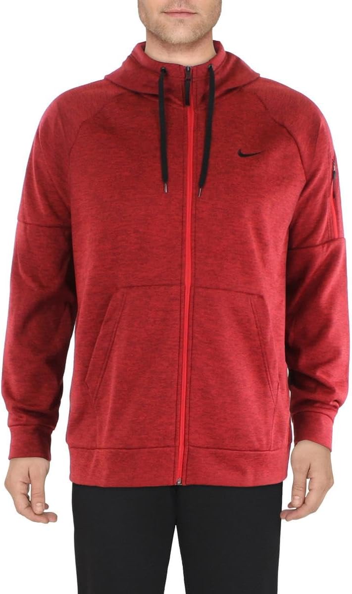 Nike Men's Red Therma-Fit Hoodie for Big & Tall - Warm and Stylish
