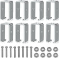 8Pack Strut Channel Trolley Track Hanger Bracket - Heavy Duty Support
