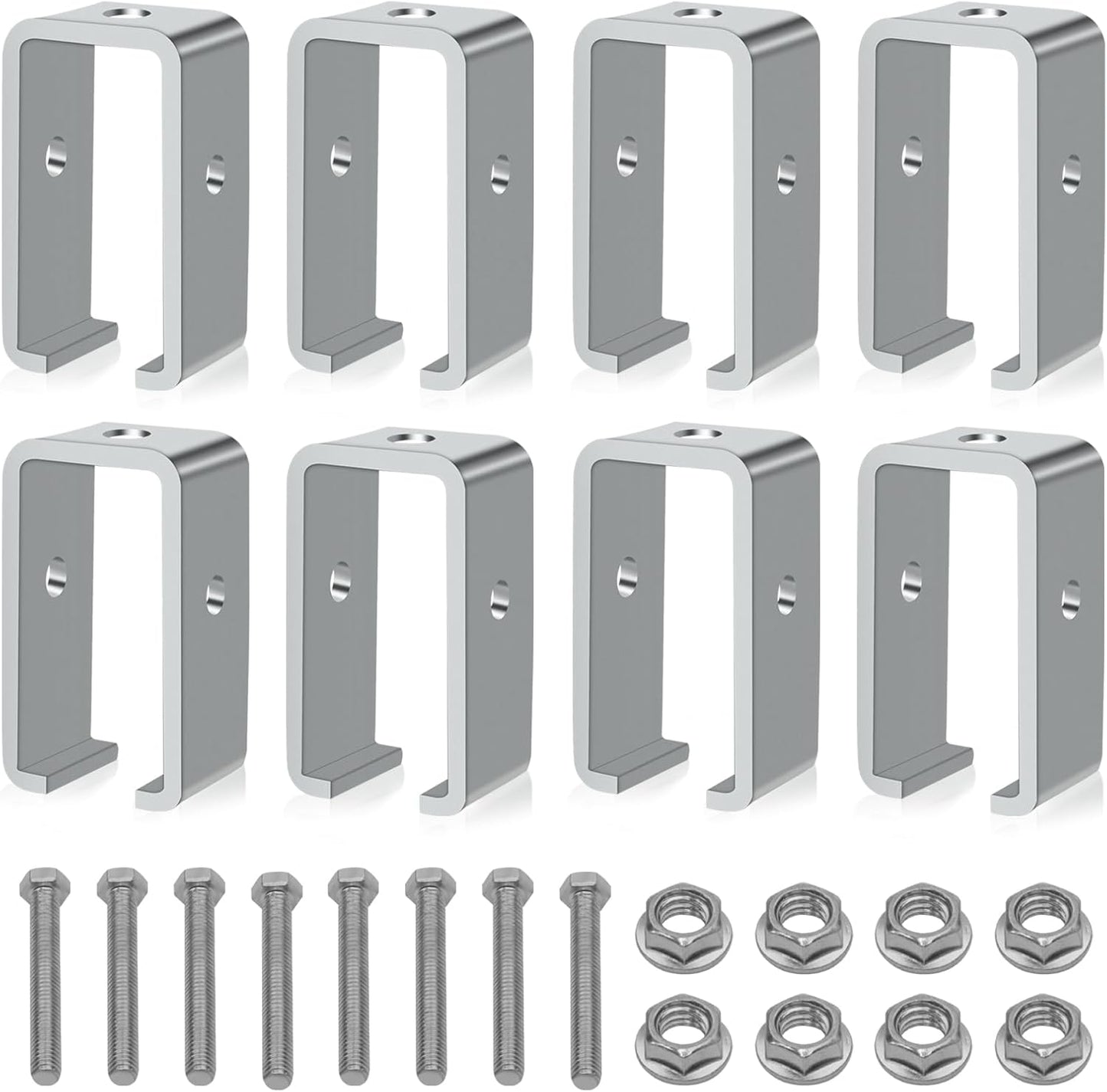 8Pack Strut Channel Trolley Track Hanger Bracket for Support