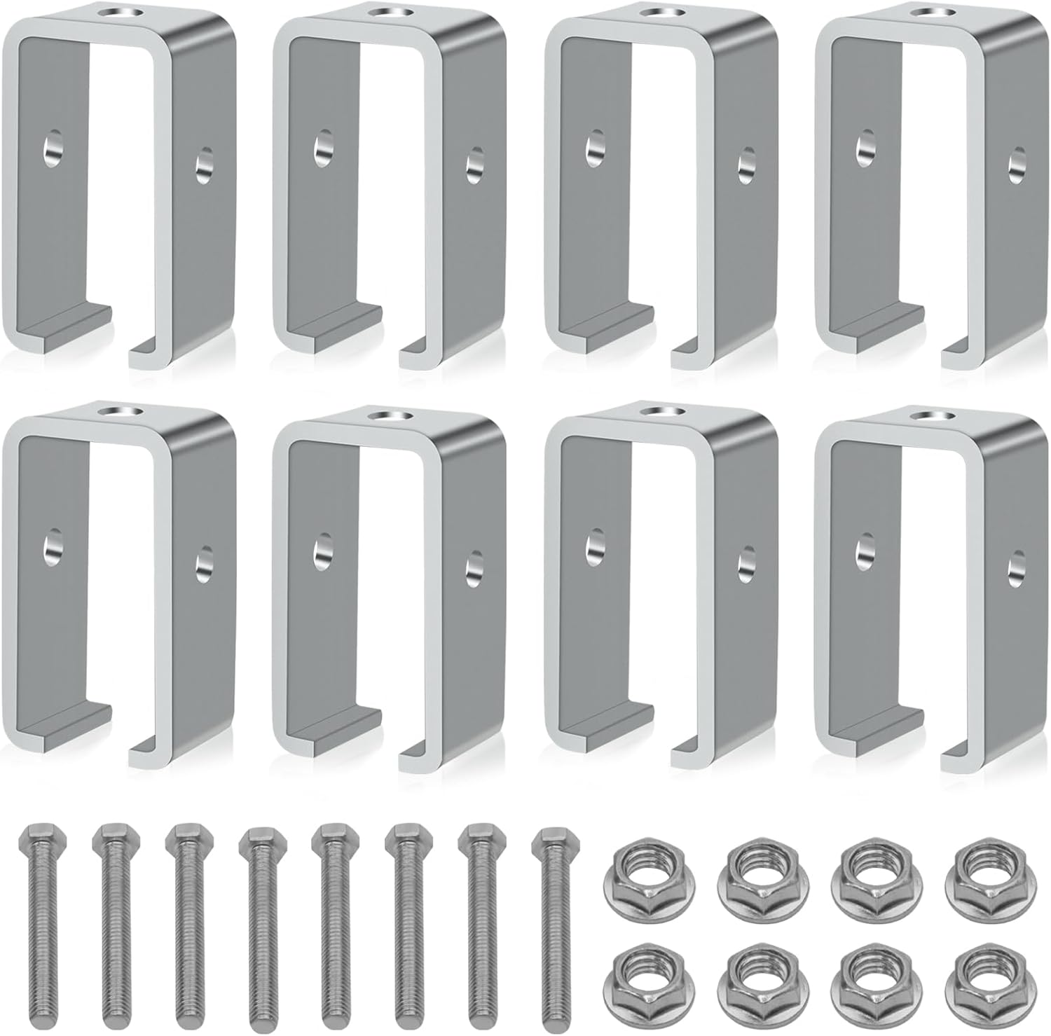 8Pack Strut Channel Trolley Track Hanger Bracket for Support