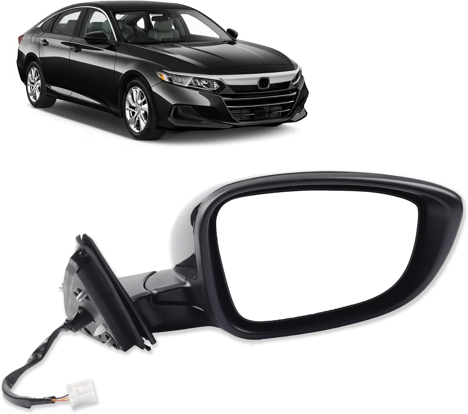 Dasbecan Right Passenger Side Door Mirror for Honda Accord 2018-2022