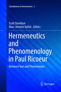 Hermeneutics and Phenomenology in Paul Ricoeur: Between Text