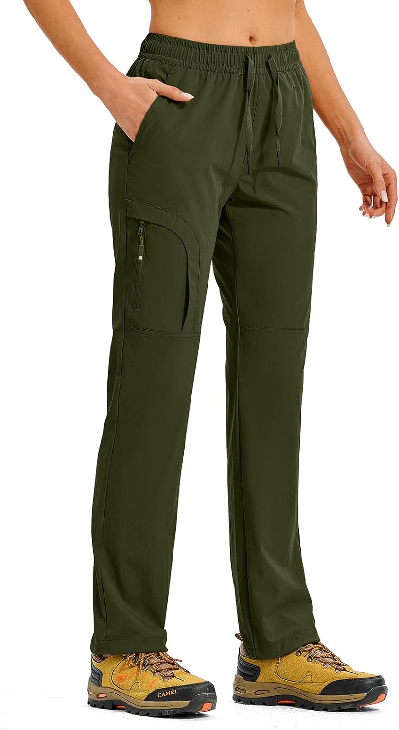 TBMPOY Women's Hiking Pants Lightweight Quick Dry Cargo Style