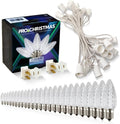 Pro Christmas C9 LED Light Kit for Rooflines & Pathways - Pure White