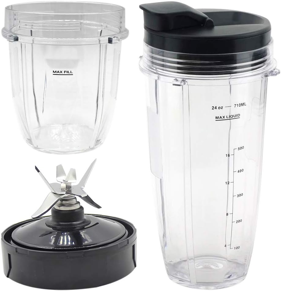 Ninja Blender Replacement Blade & Cups Set by Anbige