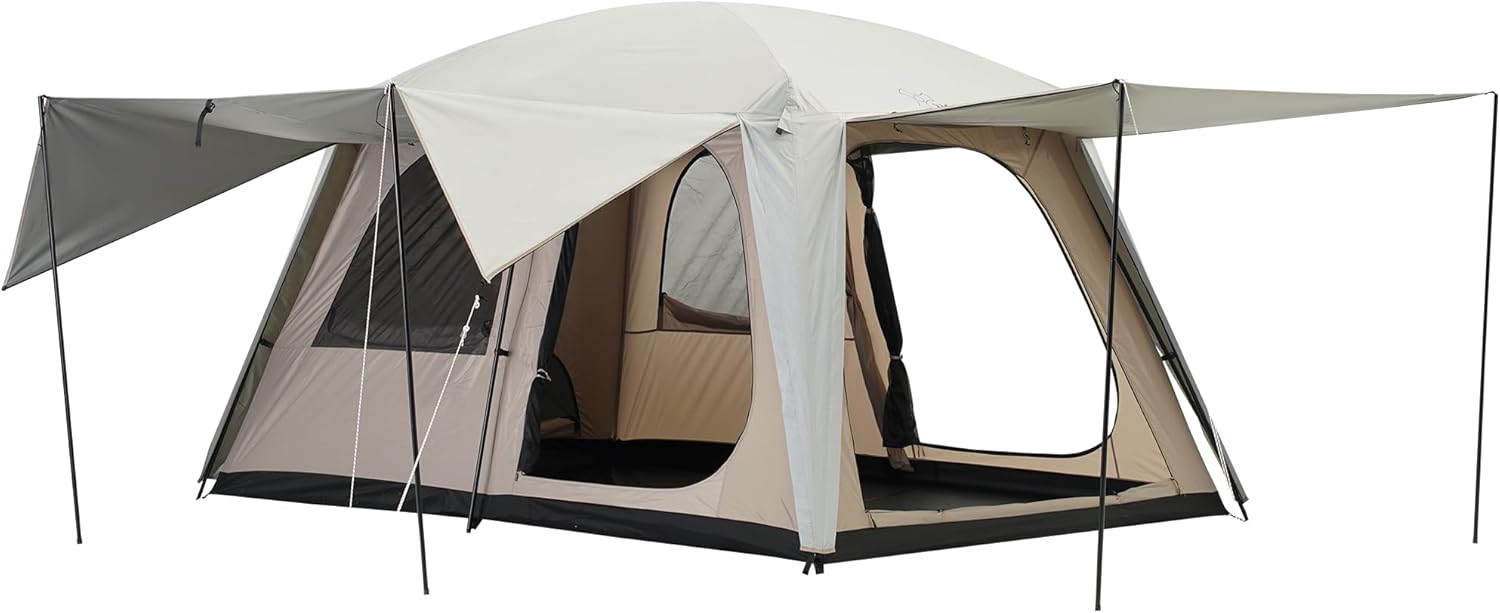 Vidalido 4-6 Person Camping Tent for Family Outdoor Adventures